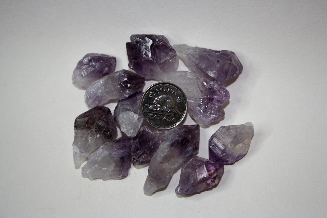 Small Rough Amethyst Points - Etsy