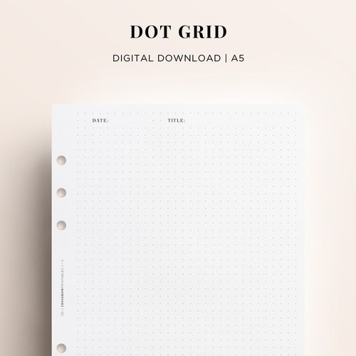 Monthly Planner Printable Minimalist Planner A5 Planner | Etsy