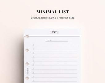 PRINTED WO2P Vertical Edition Personal Size Weekly Planner - Etsy