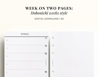 Hobonichi Pages - Etsy