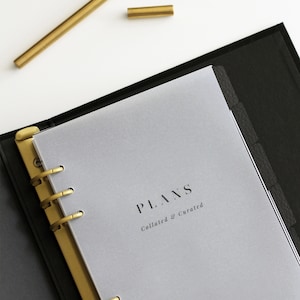 12 Month Undated Planner Inserts | A5 Planner Inserts, Weekly, Monthly, Yearly and Goal Setting