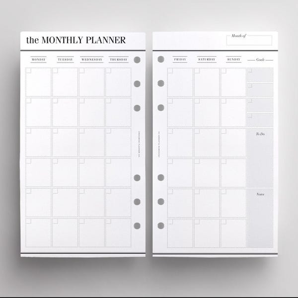 Filofax Map Insert Custom Filofax Insert - Etsy UK