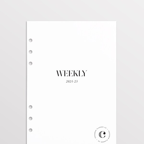 Softbound 2025 Weekly Planner Etsy