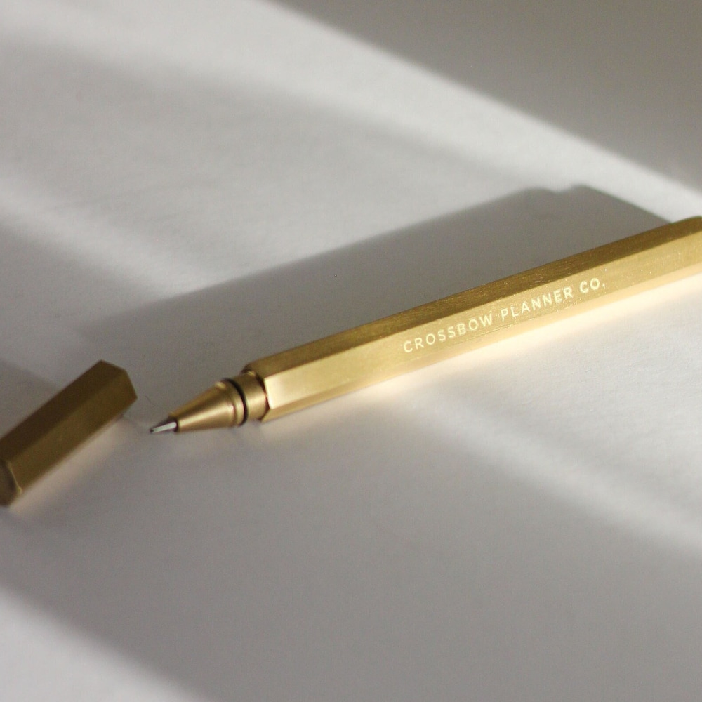 Hexagonal Brass Pen