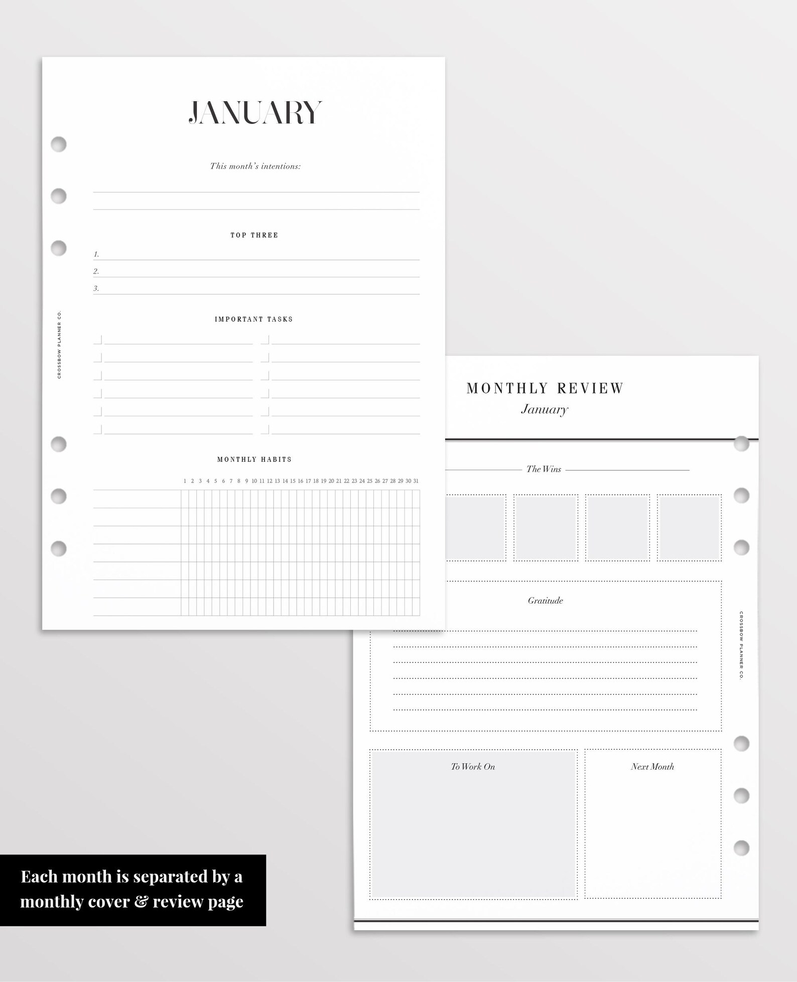 2026-2027 Weekly Planner Inserts A5, Printed Refill, Dated Filofax A5 ...