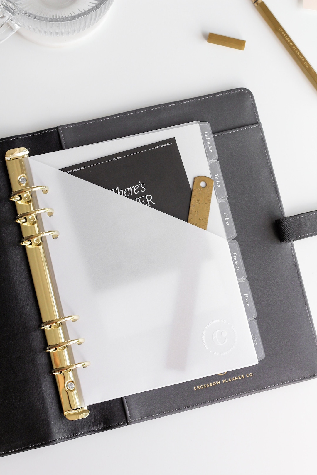 Planner Pocket Insert | Luxe Planner Pouch for Personal Rings & A5 ...