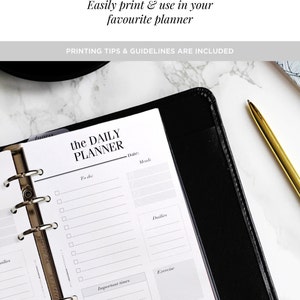 PRINTABLE PERSONAL Daily Planner Insert Printable Personal - Etsy