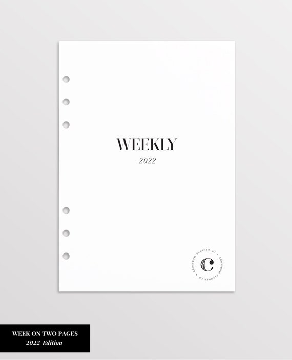 Paper & Party Supplies Calendars & Planners Printed Weekly Planner