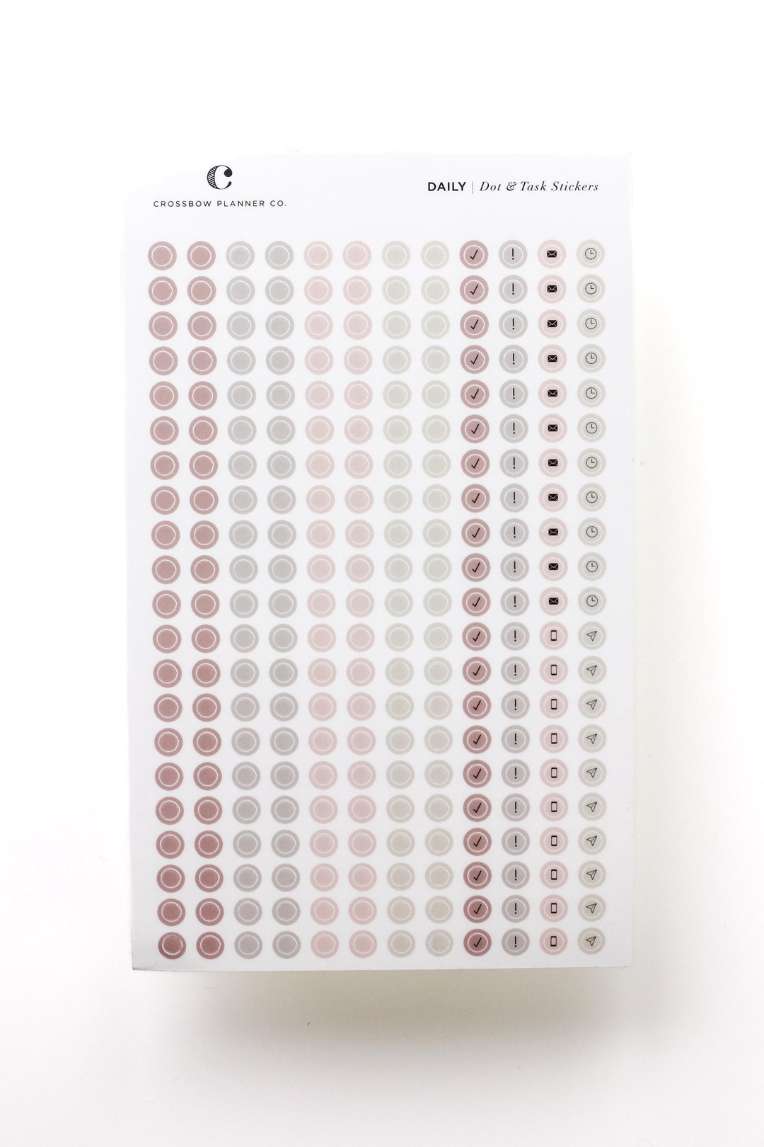 Mini Dot Round Circle Bujo Planner Stickers: 0.25" (6 Mm