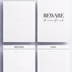ULTIMATE Productivity, To Do List Work Printable Planner Pack, 21 A4, A5 and Half Size Organizer Pages: Day Planner, Project Planner zdjęcie 7