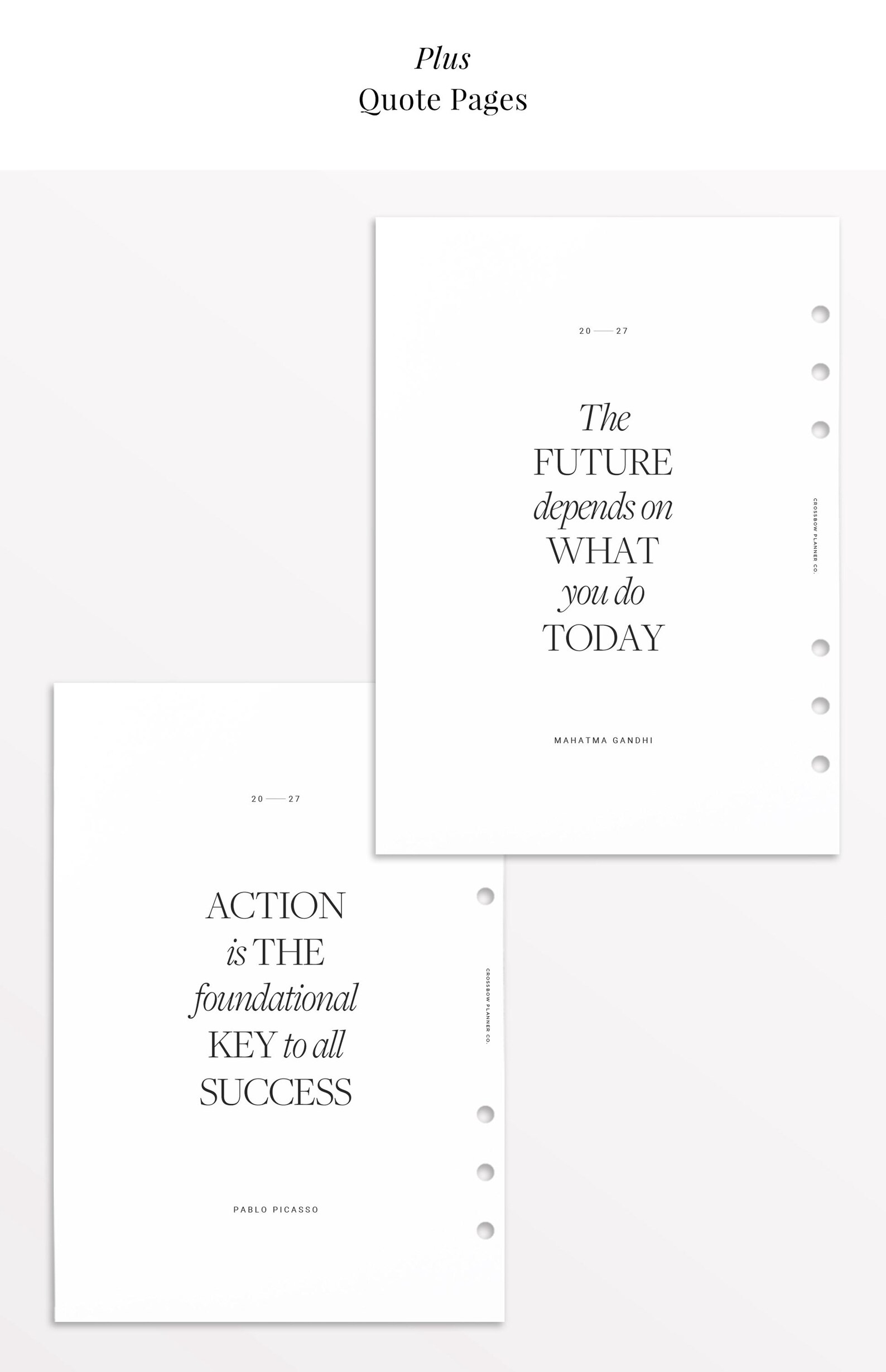 2026-2027 Daily Planner Inserts A5 | Printed Dated Day per Page Planner ...