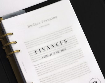 12 Month Budget Planner Inserts | A5 Financial Planner Inserts, Bill Payments, Expense Tracker, Budget Sheets