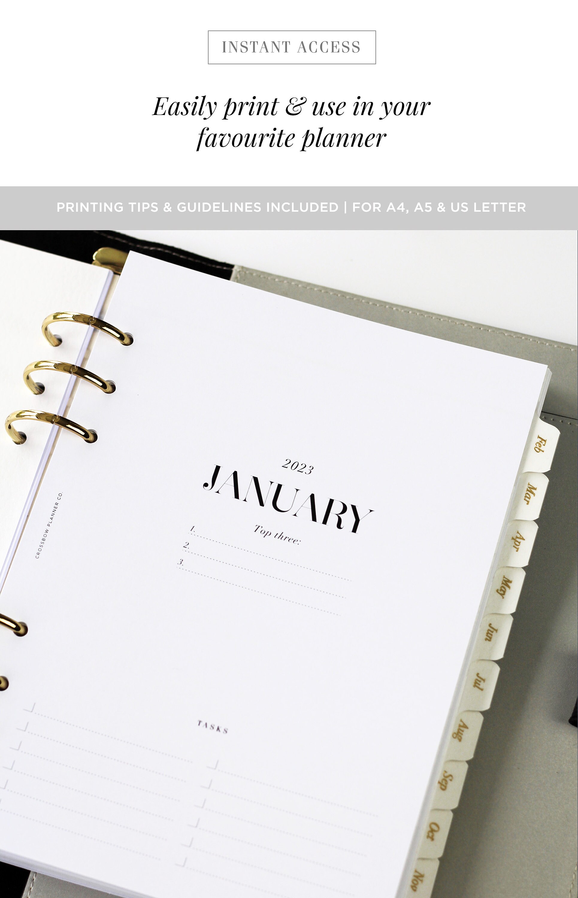 2023 Planner Inserts Printable 2023 Diary and Calendar Etsy UK