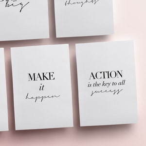 Planner Quotes or Printable Dashboards Planner Accessories, 14 Minimal ...