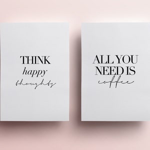 Planner Quotes or Printable Dashboards Planner Accessories, 14 Minimal ...