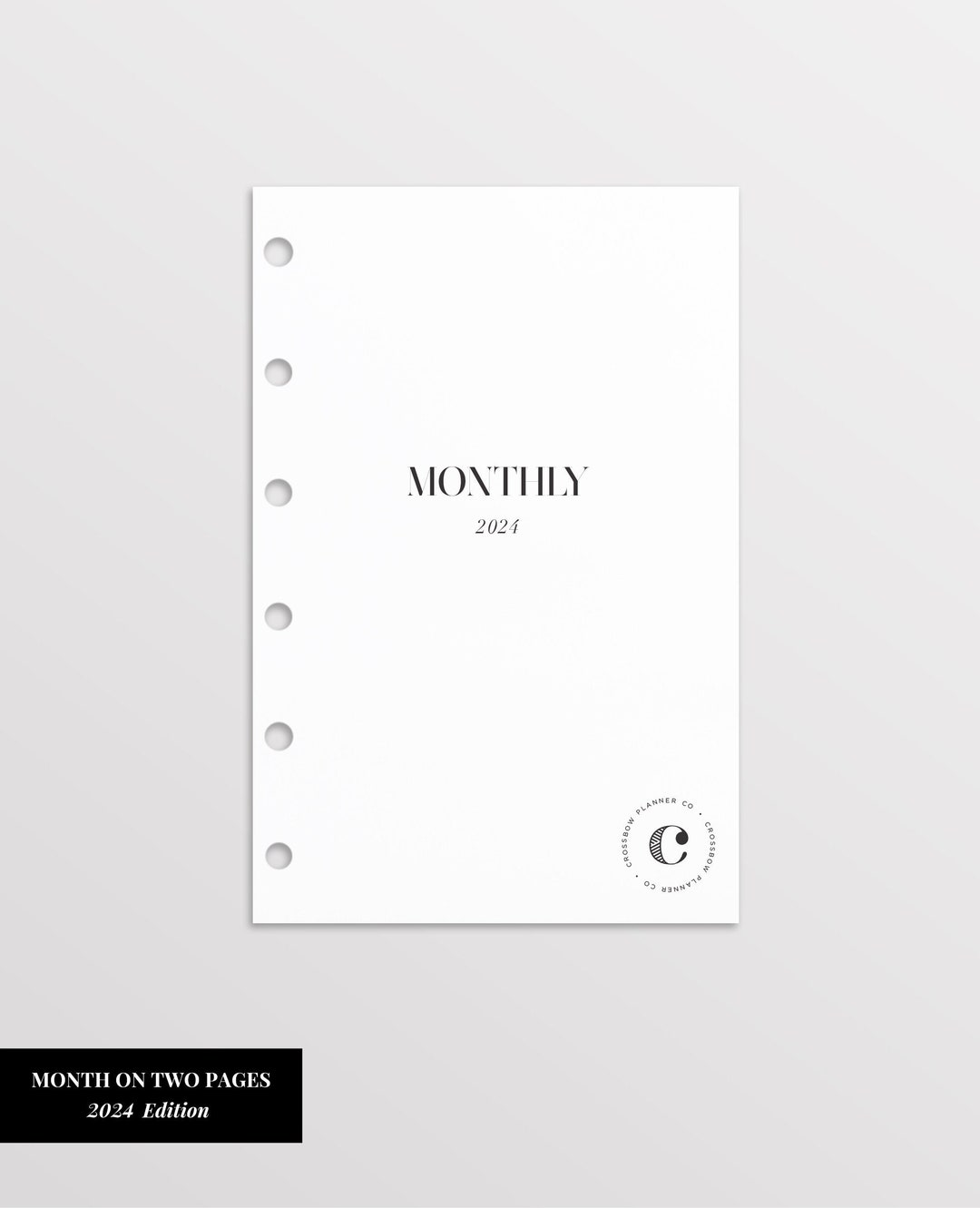 2024 Pocket Monthly Inserts, Pocket Planner Inserts 2024, Printed