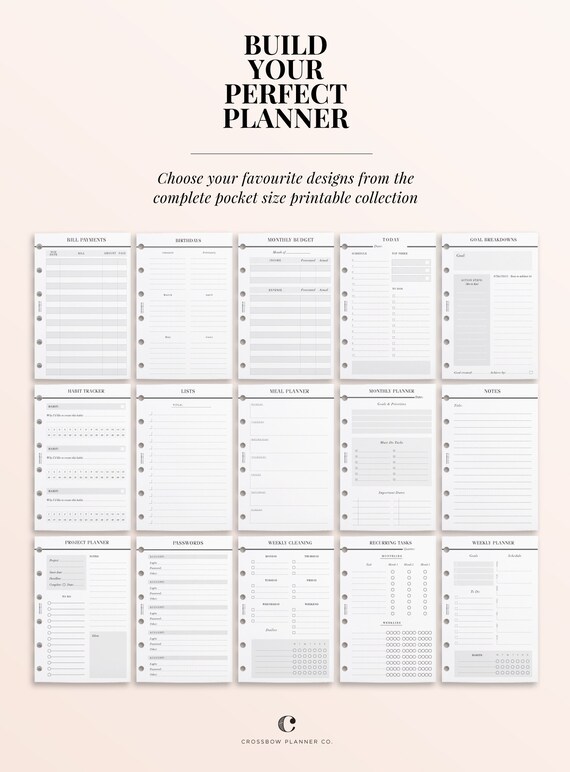 POCKET PRINTABLE Monthly Calendar, Pocket Monthly on 1 Page Printable, Undated Monthly Overview Insert, Pocket Size Planner Printable - Etsy POCKET PRINTABLE Monthly Calendar, Pocket Monthly on 1 Page Printable, Undated Monthly Overview Insert, Pocket Size Planner Printable - Etsy