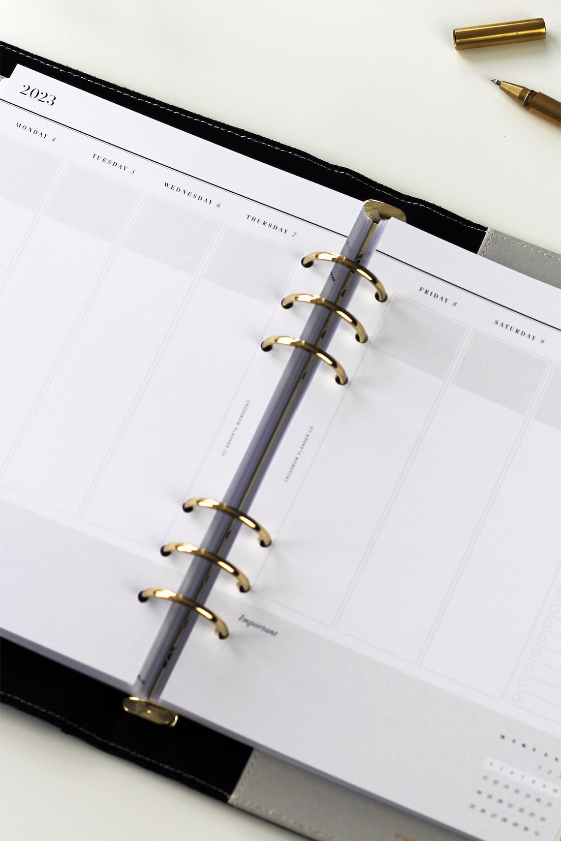 2023 Weekly Planner Inserts A5 Printed Weekly Diary Refill Etsy UK