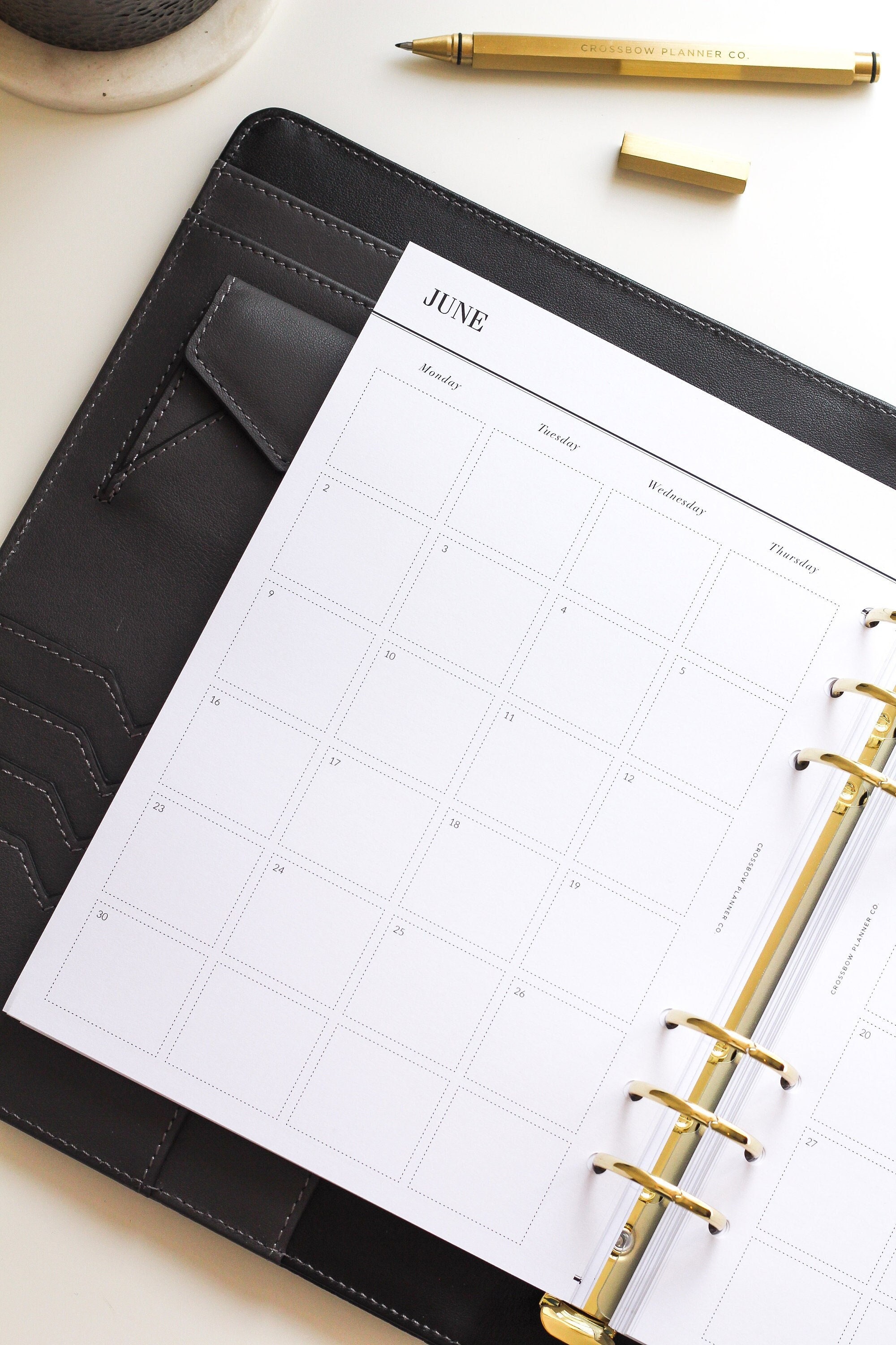 Printed 2027 Monthly Inserts, A5 Dated Planner Inserts, A5 Month on Two ...