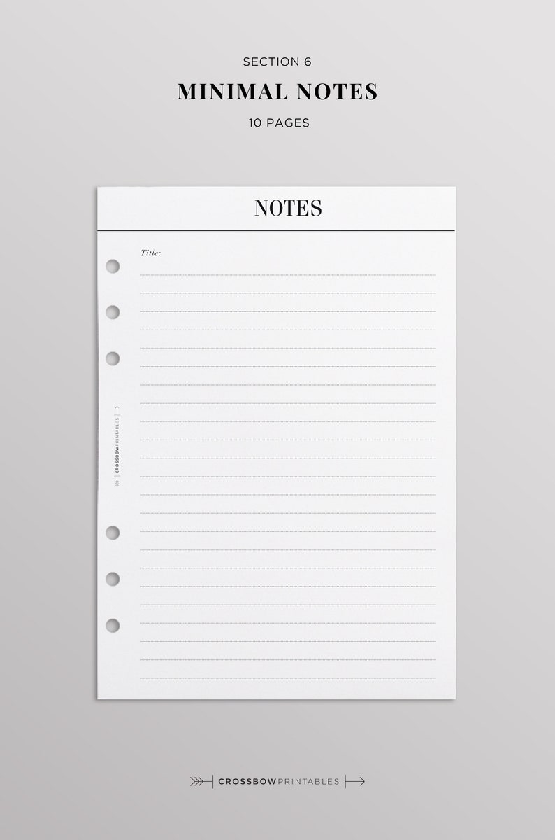 A5 Planner Starter Kit Planner Inserts Set Printed Planner Etsy