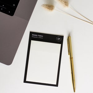 Transparent sticky notes Clear Memo Pad Premium Stationery Desk Accessories image 4