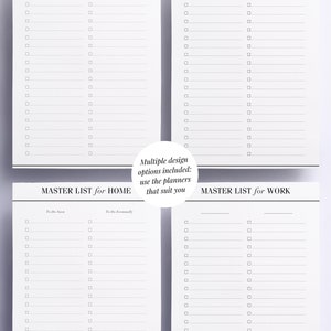 ULTIMATE Productivity, To Do List Work Printable Planner Pack, 21 A4, A5 and Half Size Organizer Pages: Day Planner, Project Planner image 6