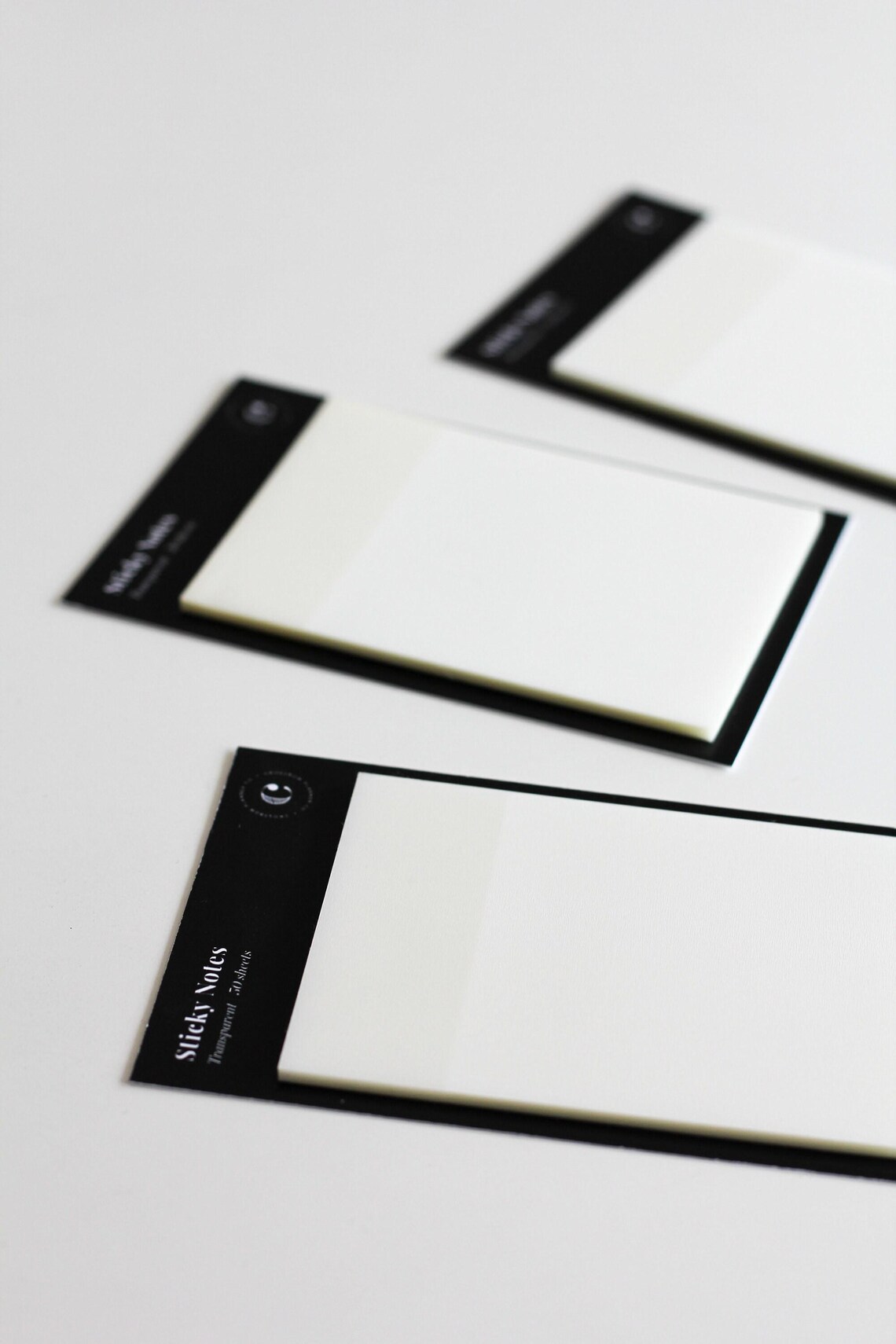 Transparent Sticky Notes | Clear Memo Pad | Premium Stationery Desk ...