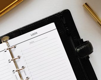 Gedruckte Filofax-Tascheneinlagen | Gedruckte Kikki K Small-Einlagen, To-Do-Listen im Taschenformat, Planerseiten, LV PM, Louis Vuitton PM
