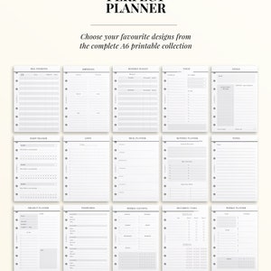 PRINTABLE A6 Day on One Page Printable, A6 Daily Planner, Hourly ...