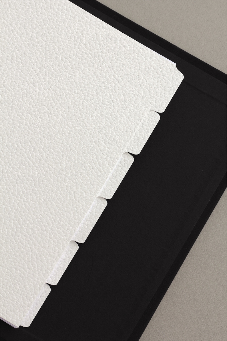 Juego de carpetas de recetas / Regalo para mamá / Regalo para el Día de la Madre para ella Libro de recetas con divisores / Organizador reutilizable rellenable / Regalo de cocina imagen 4