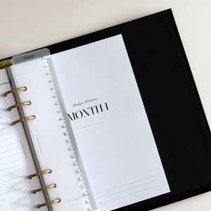 Budget Planner Collated & Curated Finance Binder 12 Month Financial Planner, Refillable and Reusable Gift for Couple, Gift for Student image 6