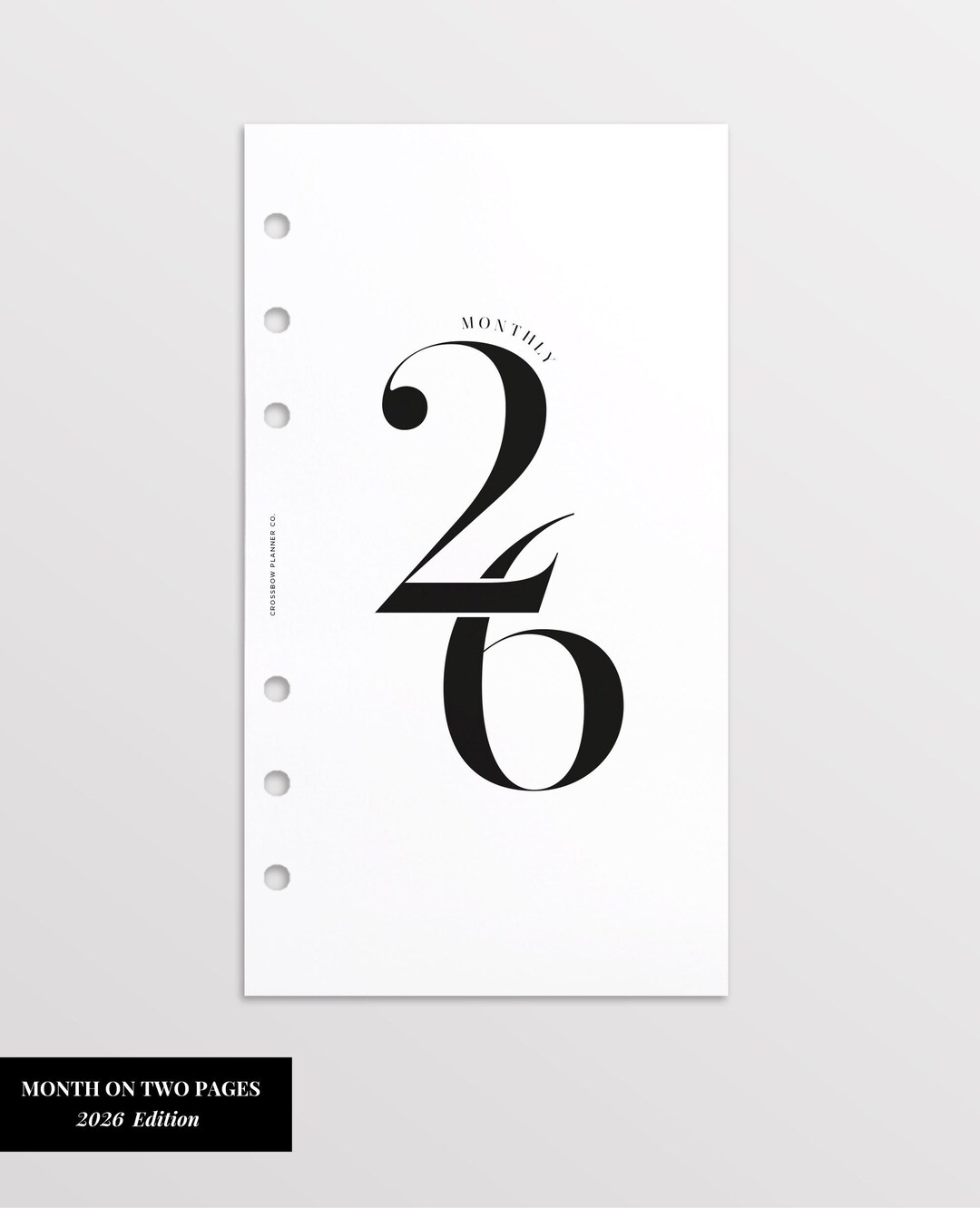 2026 Monthly Personal Planner Inserts Printed, Personal Size Monthly ...