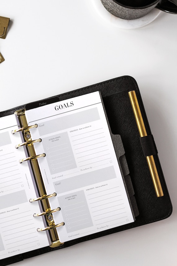 Goal Planner: LV PM Agenda Inserts