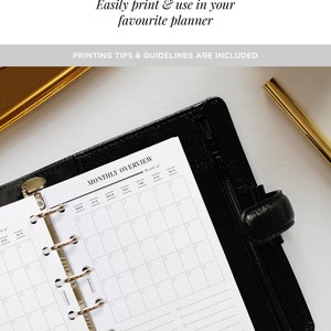 POCKET PRINTABLE Monthly Calendar, Pocket Monthly on 1 Page Printable ...
