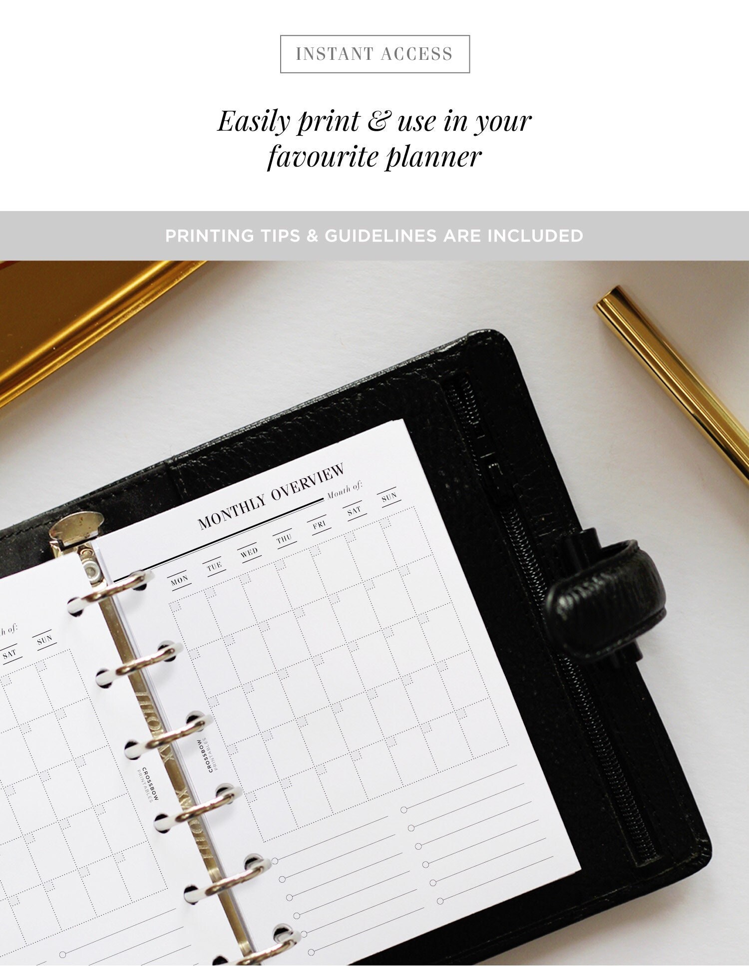 POCKET PRINTABLE Monthly Calendar Pocket Monthly on 1 Page - Etsy UK