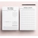 ULTIMATE Daily Planner Bundle, Printable Planner Inserts Kit: 20 Minimal Planner Essentials, Daily Planner, Weekly Agenda, To Do List, A5
