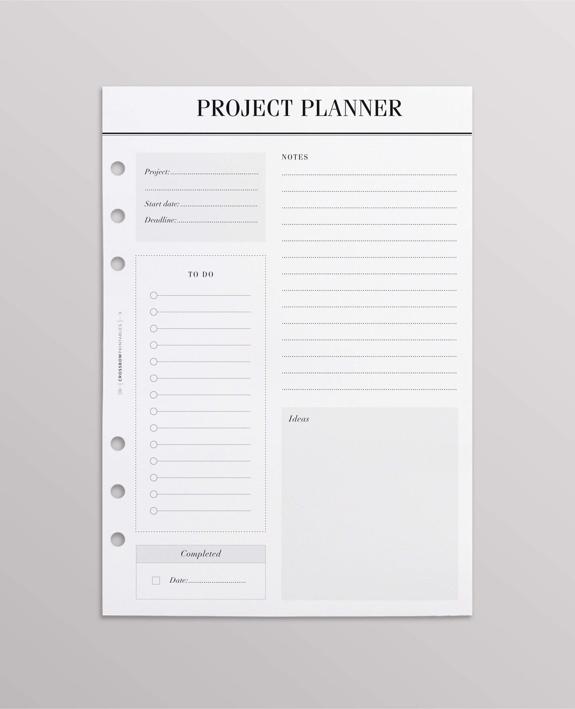 LV PM Agenda Inserts Archives - Crossbow Planner Co.
