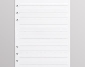 PRINTED Blank Tracker Insert A5 | Customisable Table Insert - Ideal for using as a Symptom Tracker, Order Tracker, Measurement Tracker