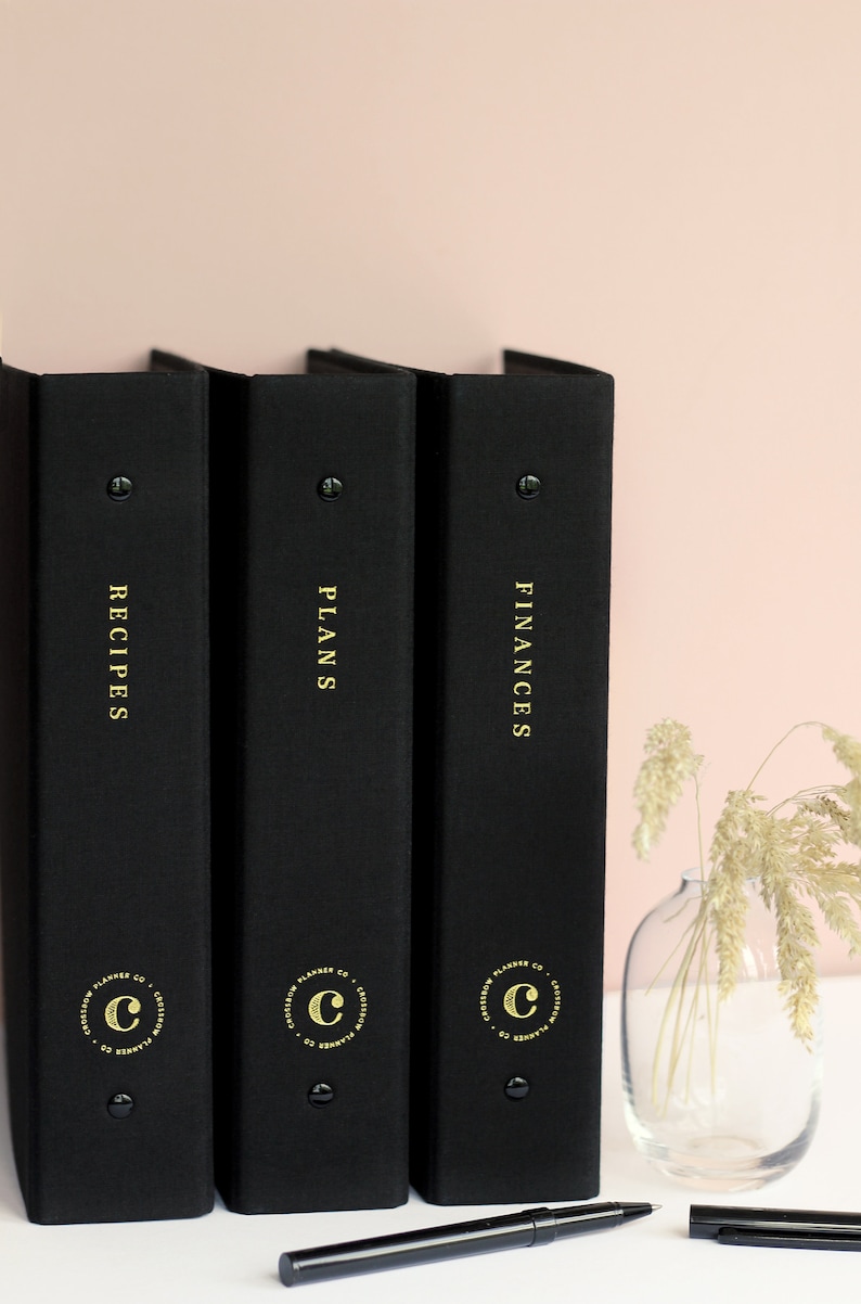 Juego de carpetas de recetas / Regalo para mamá / Regalo para el Día de la Madre para ella Libro de recetas con divisores / Organizador reutilizable rellenable / Regalo de cocina imagen 10