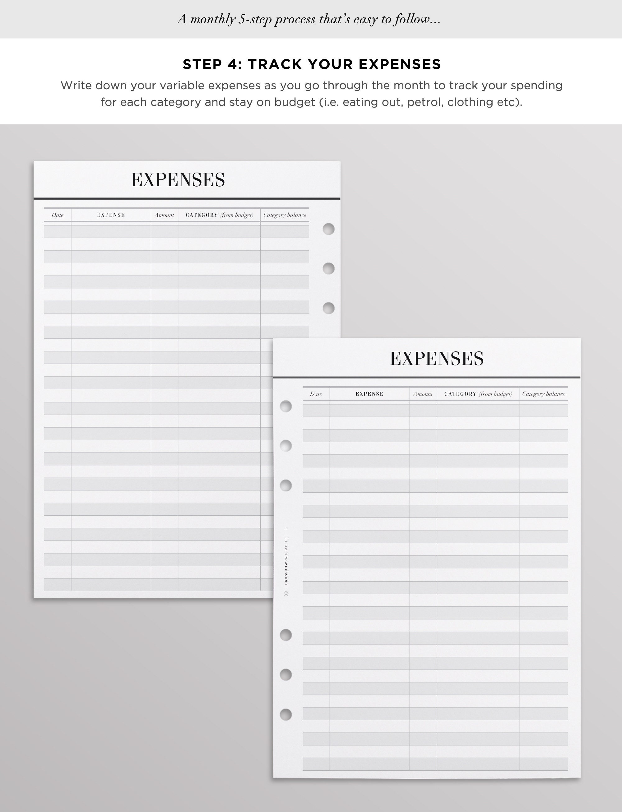 Monthly Budget Tracker
