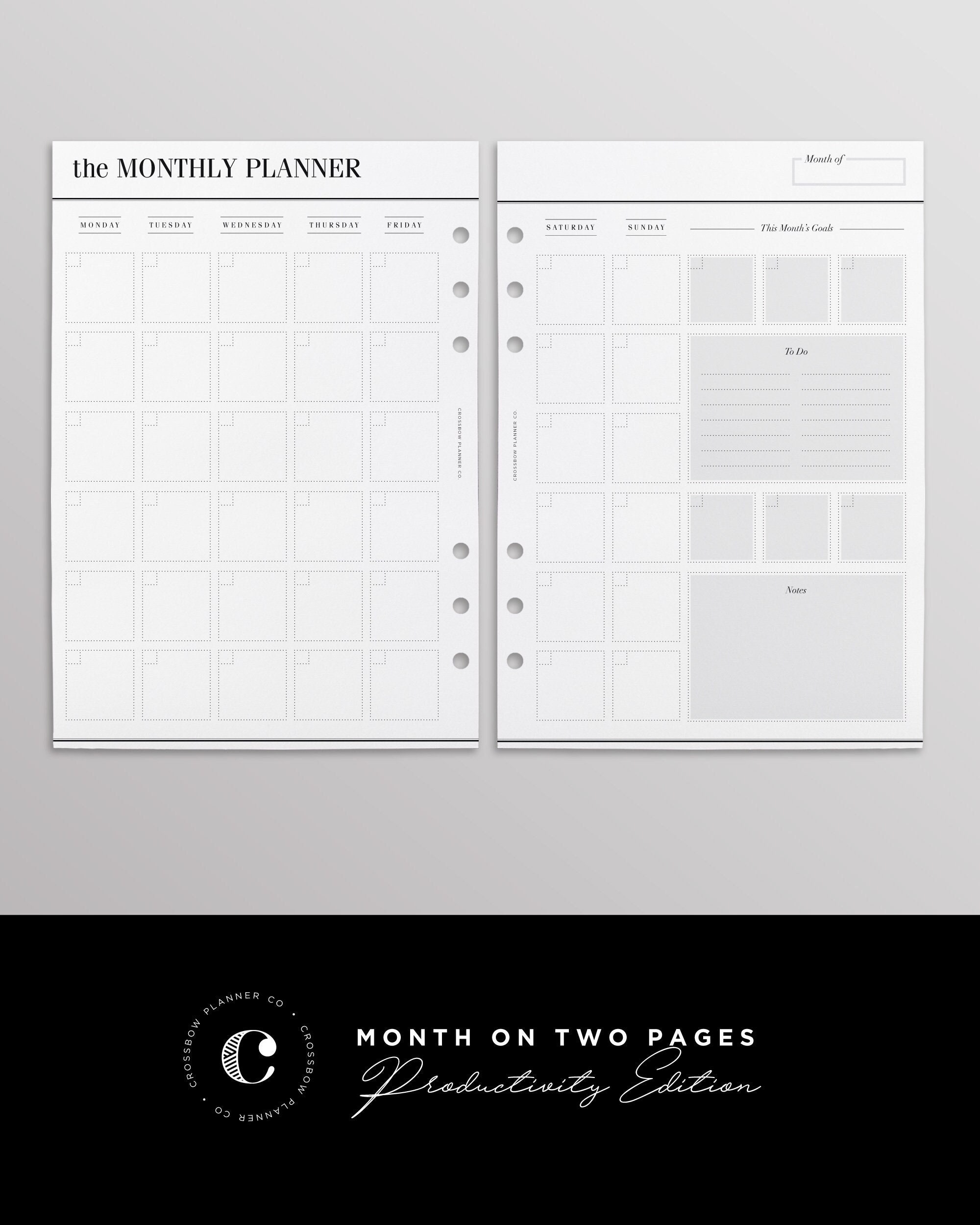 2024 MO2P MONTHLY Planner Insert, MAY PAPER CO.