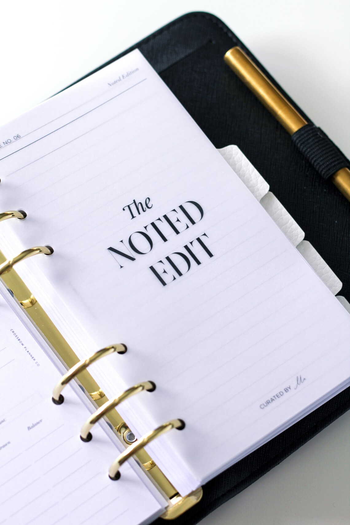 The Daily Edit Vellum Planner Dashboard Set 7 Sectional Etsy