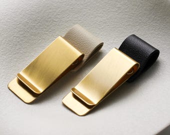Pen Holder with Brass Clip | Pen Loop for Planners, Notepads and Notebooks