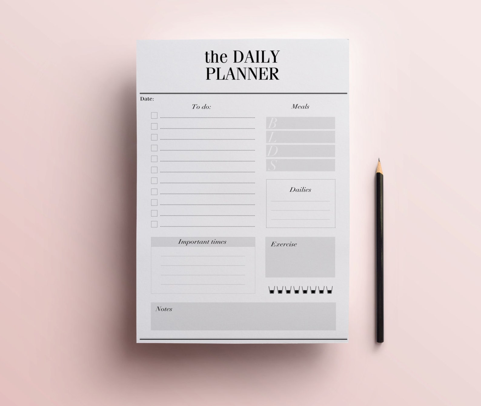 Planning your day