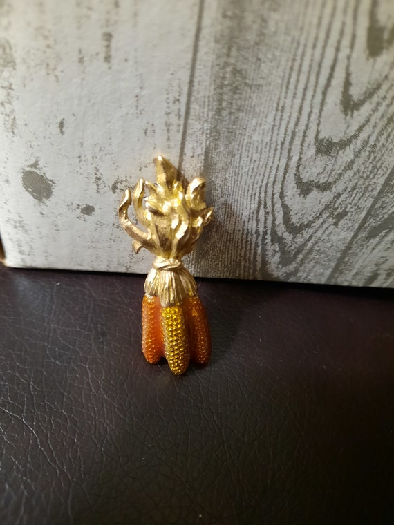 Fall jewelry cornhusk pin fall brooch fall pin aut