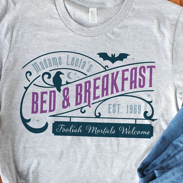 Madame Leota, Foolish, Haunted Mansion, Bed & Breakfast, Bounding, Matching, Family Shirts, Cricut, Silhouette, SVG, PNG, Digital Cut File