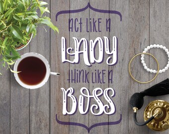 Boss Lady Wood Sign - Etsy