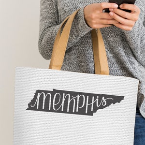 Memphis, Tennessee, TN, Bluff City, Home of the Blues, State Map, Housewarming, Hand Lettered, Cricut, Silhouette, SVG, Digital Cut File,