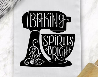 Baking Spirits Bright, Christmas Cookies, Treats, Christmas Carol, Christmas, Holiday Decor, Cricut, Silhouette, SVG, PNG, Digital Cut File