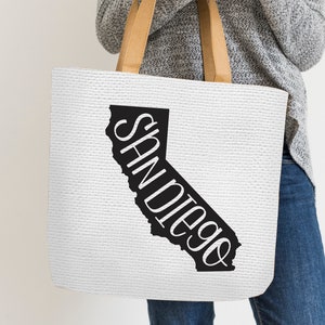 Californie, CA, San Diego, State Map, Cali, The Golden State, Housewarming, Hand Lettered, Cricut, Silhouette, SVG, PNG, Digital Cut File